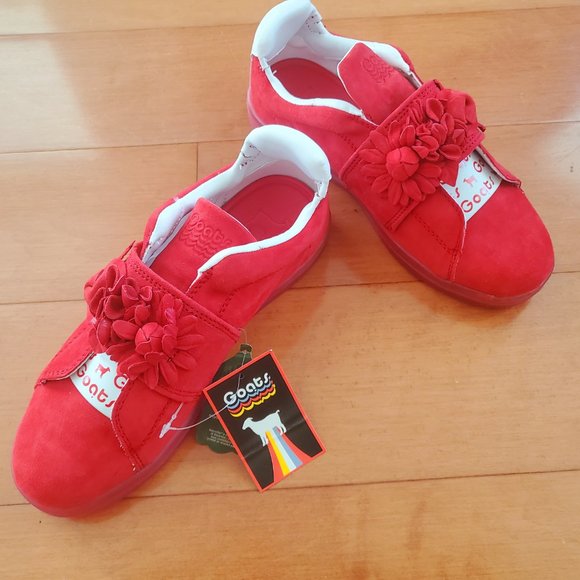 Red Suede Youth Sneakers by Goats , eu 36 - Picture 3 of 10
